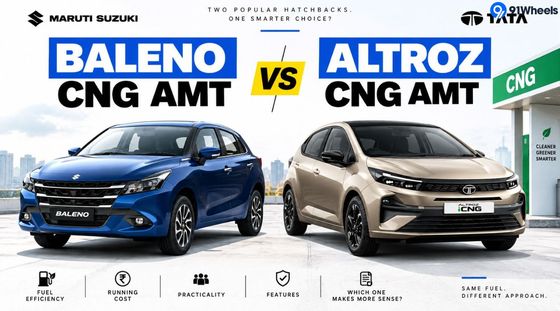 2026 Maruti Suzuki Baleno CNG AMT vs Tata Altroz CNG AMT